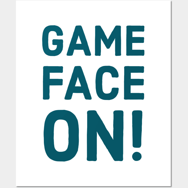 Game Face On! Wall Art by Imaginate